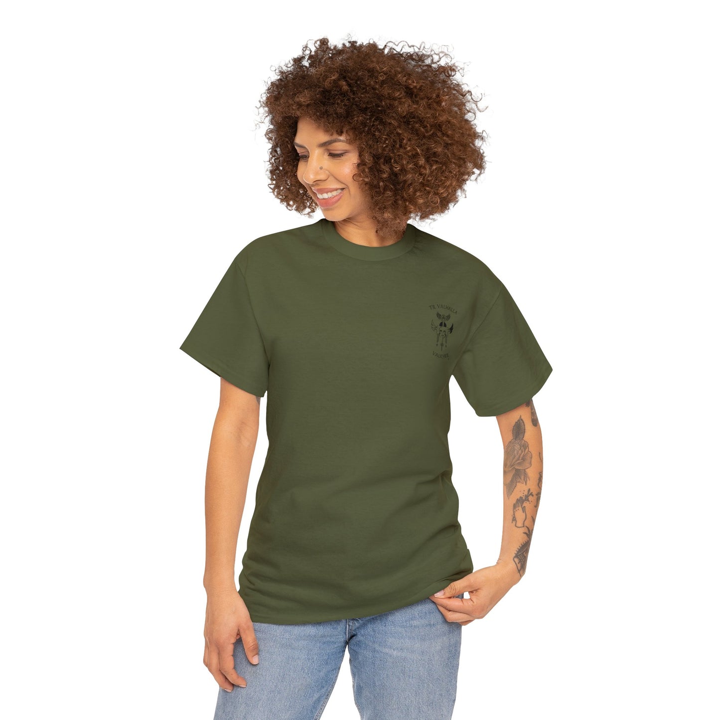 Til Valhalla "Valkyrie" Unisex Heavy Cotton Tee