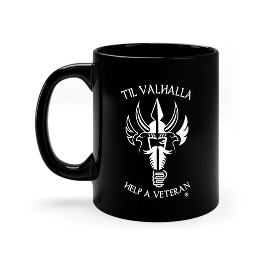 Til Valhalla 11oz Black Mug