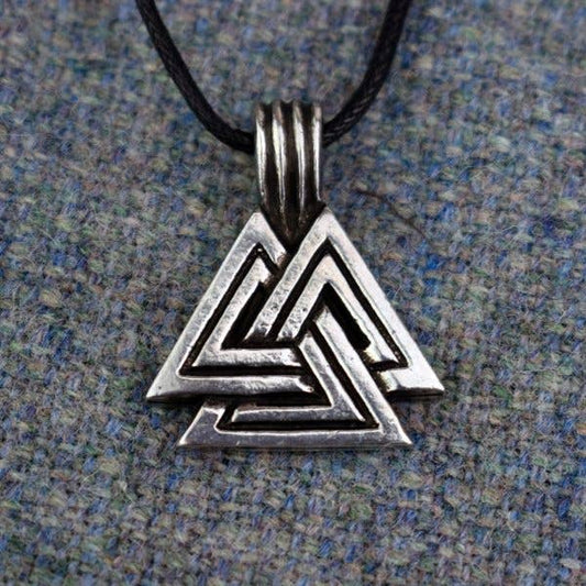 Large Valknut Viking Pendant